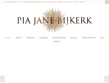 Tablet Screenshot of piajanebijkerk.com